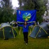 Скаутская площадка в детском парке Черное озеро